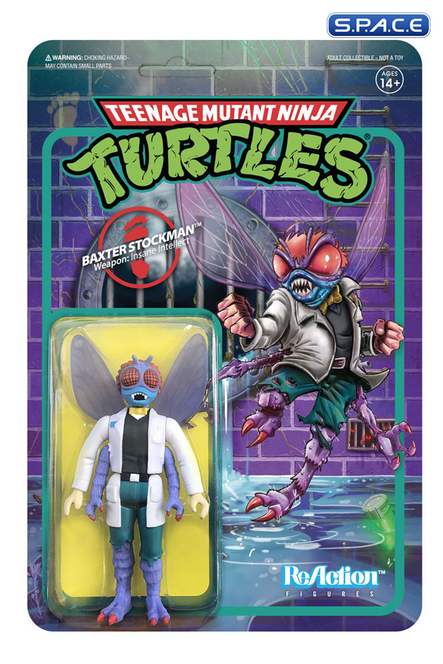 Baxter Stockman ReAction Figure (Teenage Mutant Ninja Turtles)