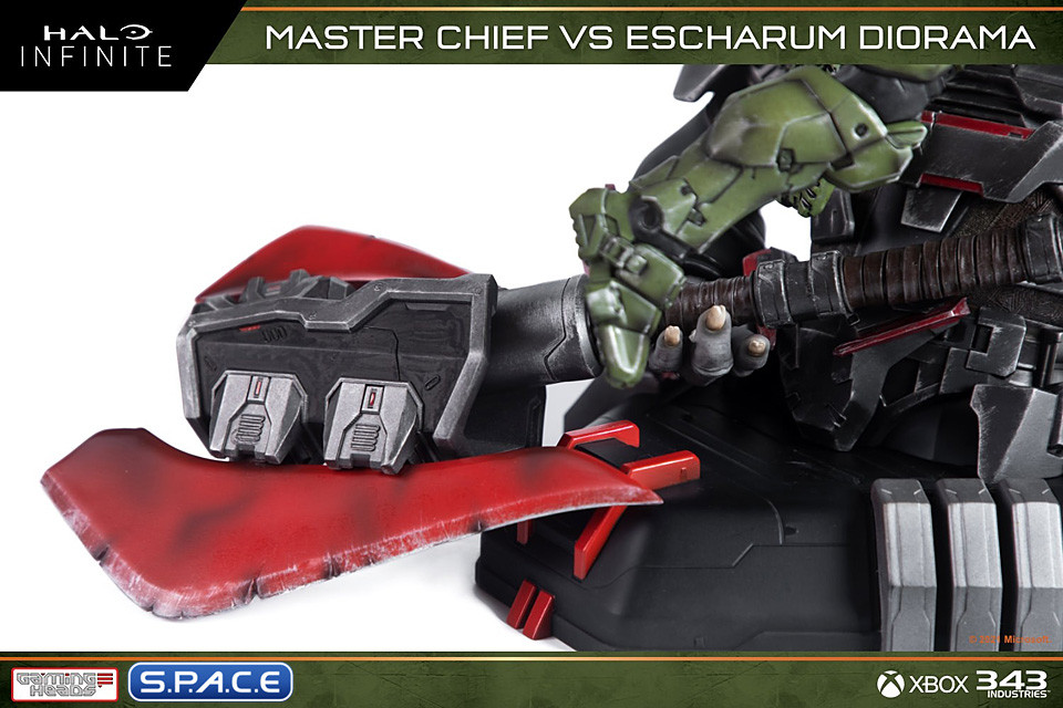 Master Chief vs. Escharum Diorama (Halo: Infinite)