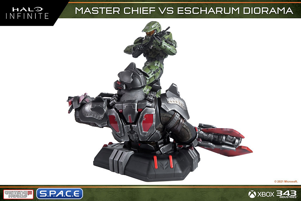 Master Chief vs. Escharum Diorama (Halo: Infinite)