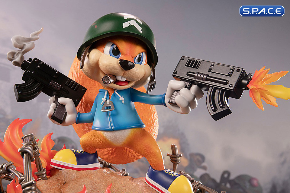 Soldier Conker Statue (Conker's Bad Fur Day)