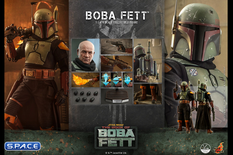 1/4 Scale Boba Fett QS022 (The Book Of Boba Fett)