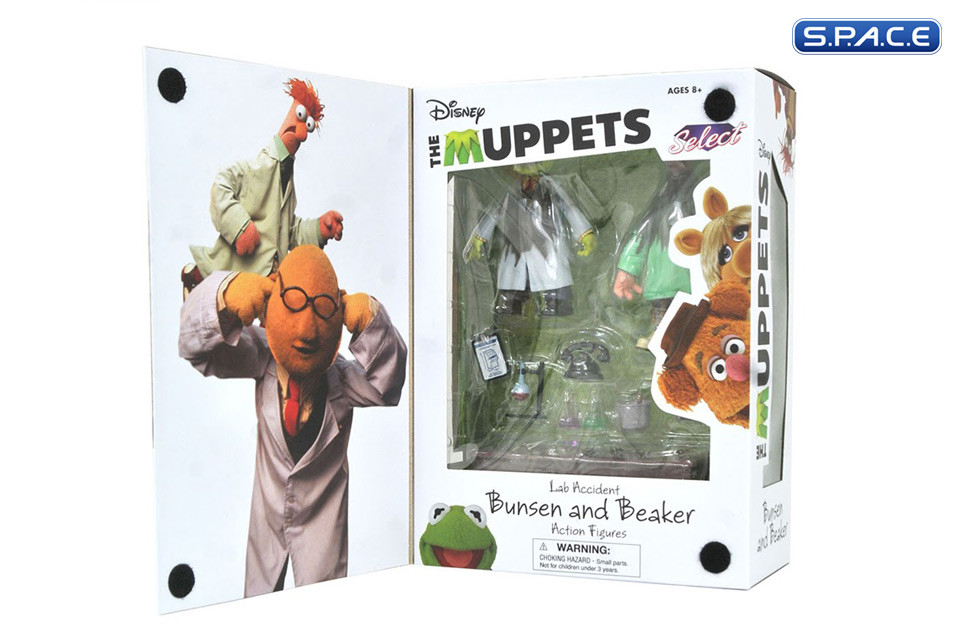 Bunsen & Beaker Lab Accident Deluxe Box Set SDCC 2021 Exclusive (Muppets)