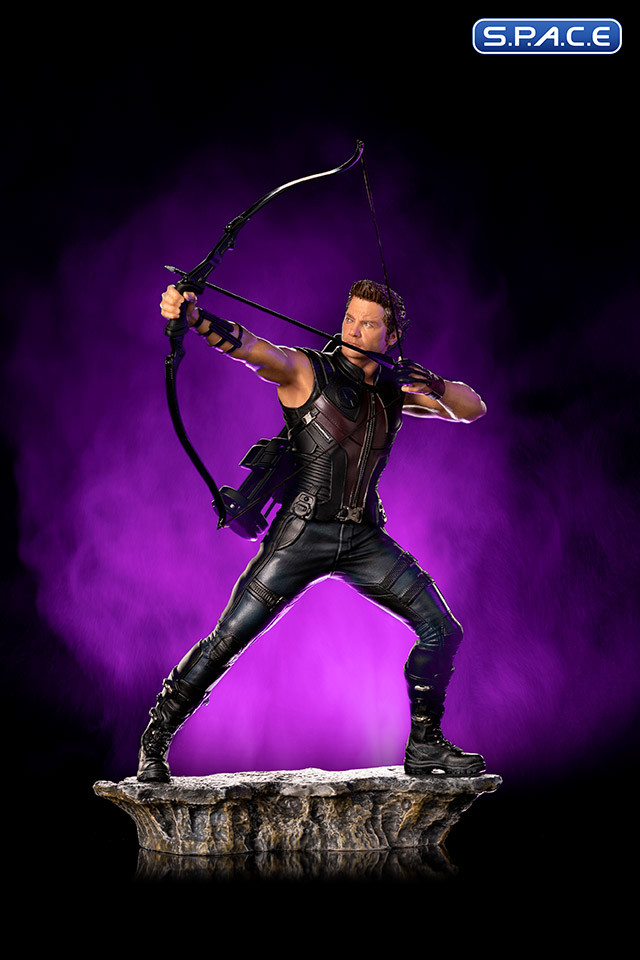 Iron Studios Statua Marvel Hawkeye NY Battle - Infinity Saga - 23 Cm (1/10) - Diorama Resina Collezionabile