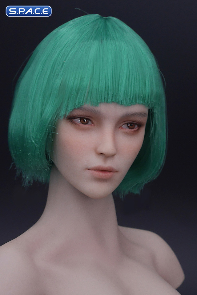 1/6 Scale Antonia Head Sculpt (green hair)