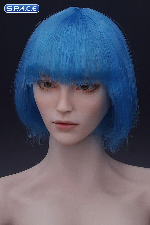 1/6 Scale Antonia Head Sculpt (blue hair)