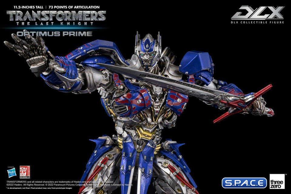 Optimus Prime DLX Scale Collectible Figure (Transformers: The Last Knight)
