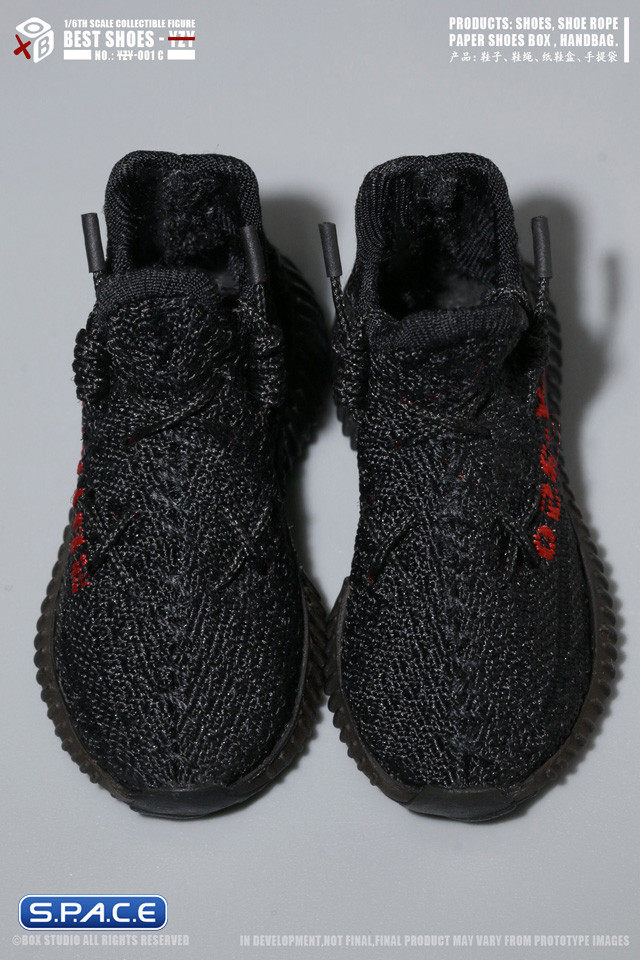 1/6 Scale female hollow Shoes (black)