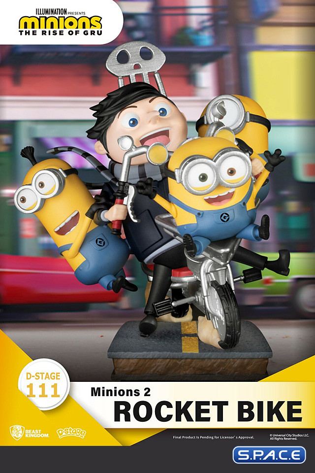 Rocket Bike Diorama Stage 111 (Minions: The Rise of Gru)