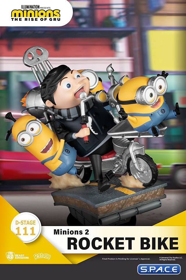 Rocket Bike Diorama Stage 111 (Minions: The Rise of Gru)
