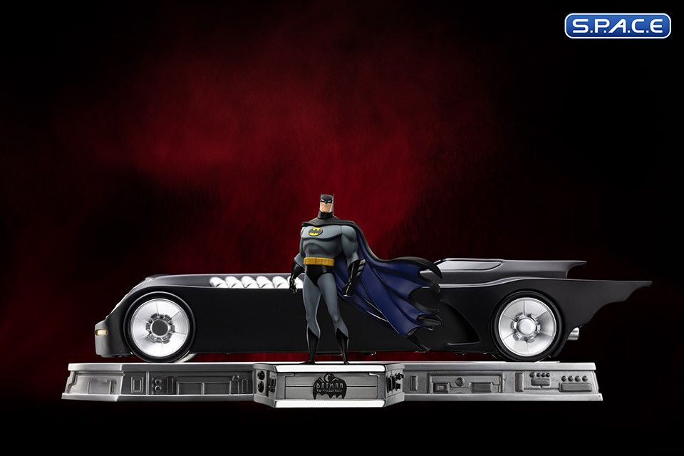 1/10 Scale Batman & Batmobile Deluxe Art Scale Statue (Batman: The Animated Series)