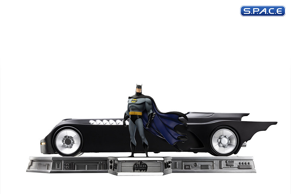 1/10 Scale Batman & Batmobile Deluxe Art Scale Statue (Batman: The Animated Series)
