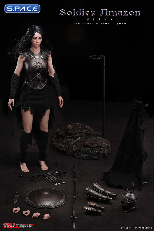 1/6 Scale Black Amazon Soldier