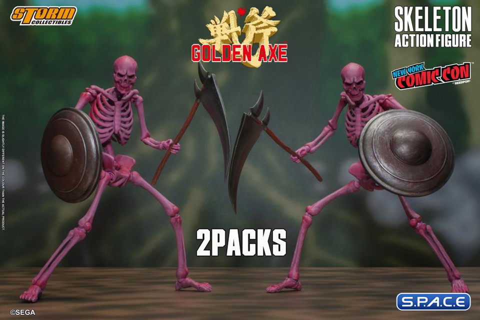 1/12 Scale Skeleton Soldier 2-Pack NYCC 2020 Exclusive (Golden Axe)