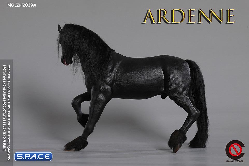 1/6 Scale Ardenne Horse (black)