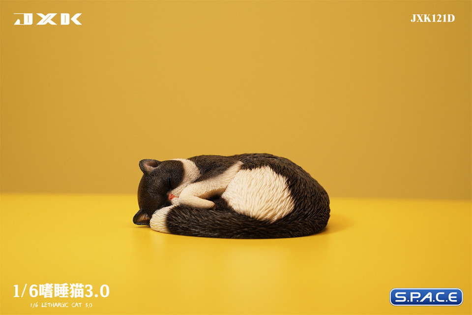 1/6 Scale sleeping Cat (black)