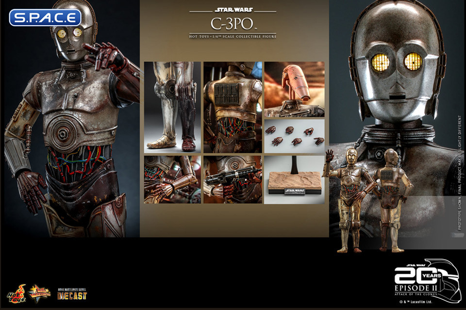 1/6 Scale C-3PO 20th Anniversary Collection MMS650D46 (Star Wars - Attack of the Clones)