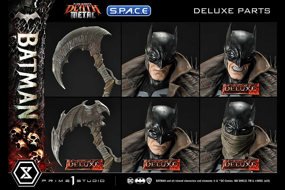 1/3 Scale Death Metal Batman Deluxe Museum Masterline Statue - Bonus Version (Dark Knights: Metal)
