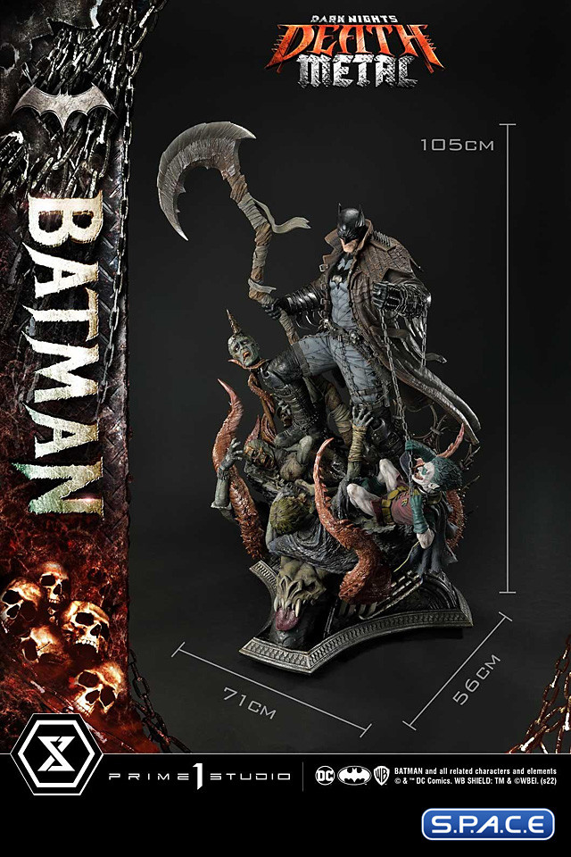 1/3 Scale Death Metal Batman Museum Masterline Statue (Dark Knights: Metal)