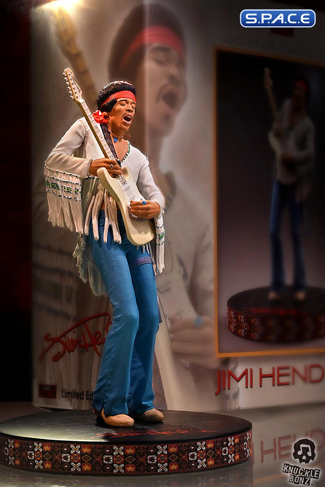 Jimi Hendrix Rock Iconz Statue - Version 3