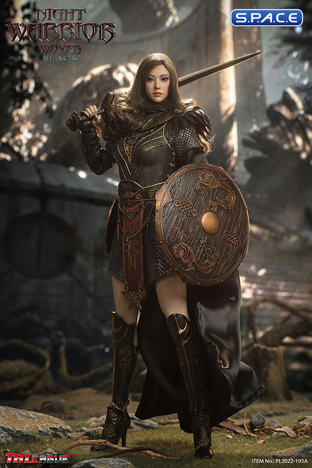 1/6 Scale Black Night Warrior Woman