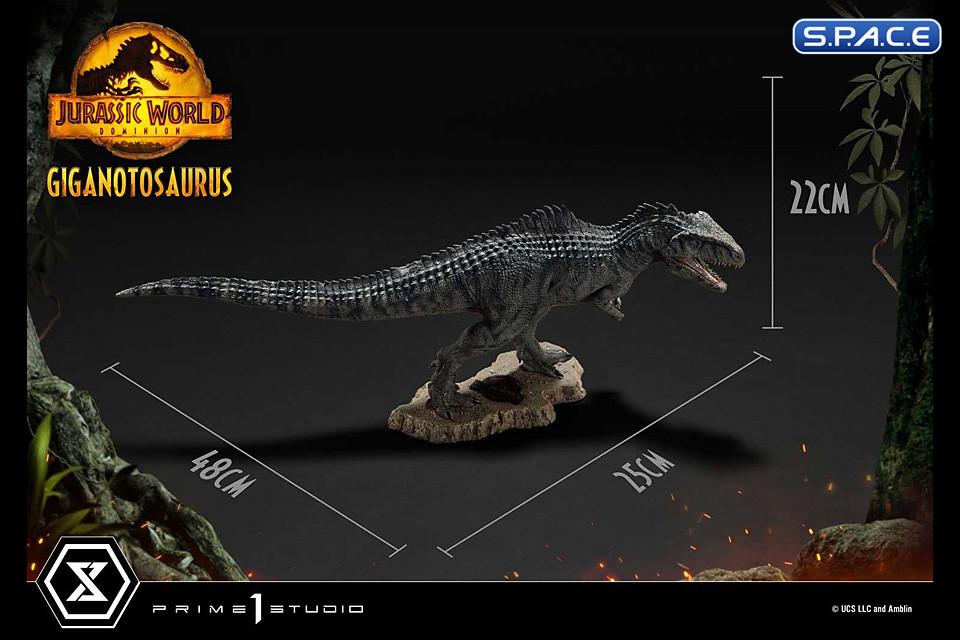 1/38 Scale Giganotosaurus Prime Collectible Figures Statue (Jurassic World Dominion)