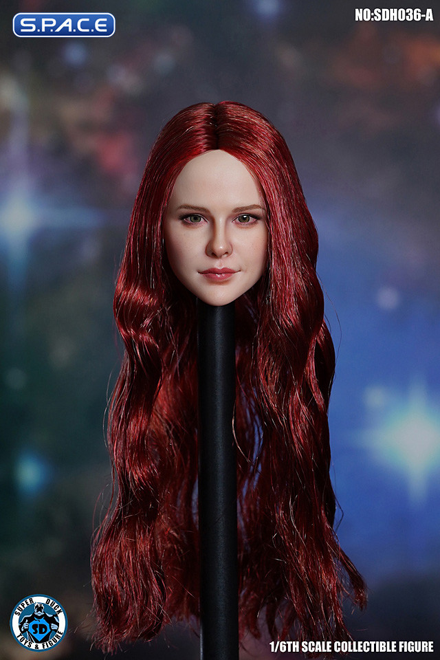 1/6 Scale Chloe Head Sculpt (red hair)