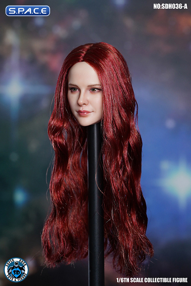 1/6 Scale Chloe Head Sculpt (red hair)