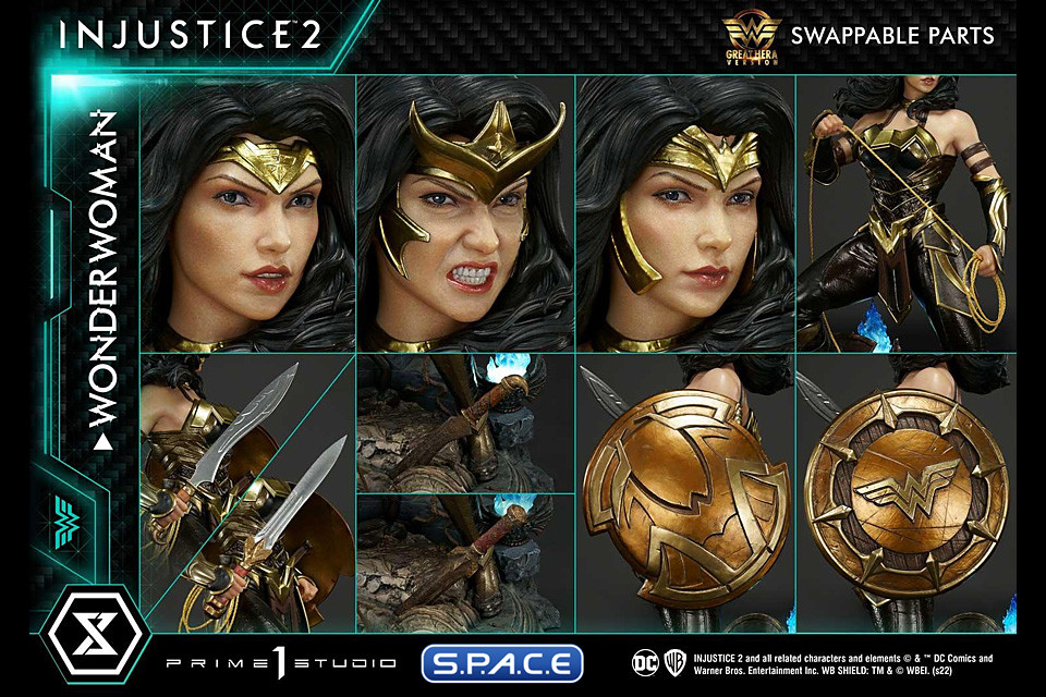 1/4 Scale Wonder Woman Premium Masterline Statue - Great Hera Version (Injustice 2)