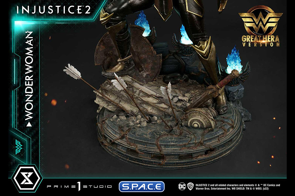 1/4 Scale Wonder Woman Premium Masterline Statue - Great Hera Version (Injustice 2)