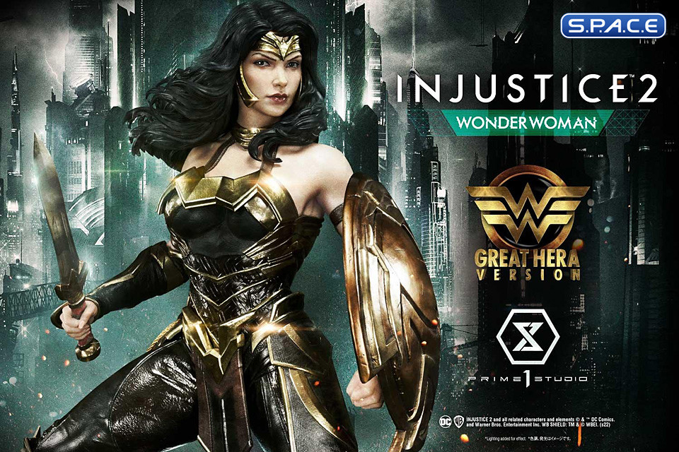 1/4 Scale Wonder Woman Premium Masterline Statue - Great Hera Version (Injustice 2)