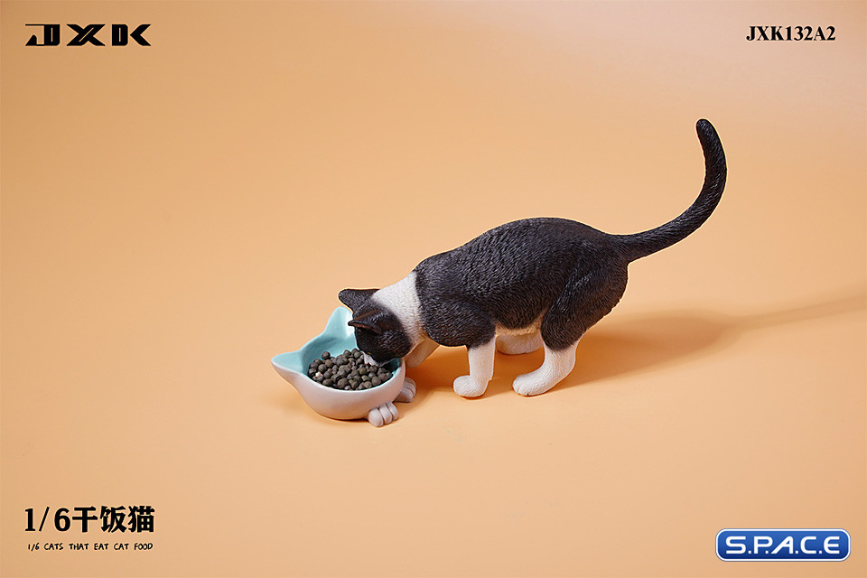 1/6 Scale eating Cat Version A (black)