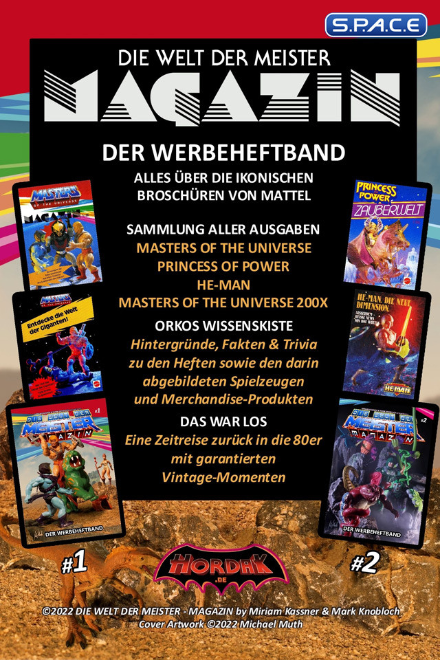 DER WERBEHEFTBAND vom DIE WELT DER MEISTER Magazin (MOTU)