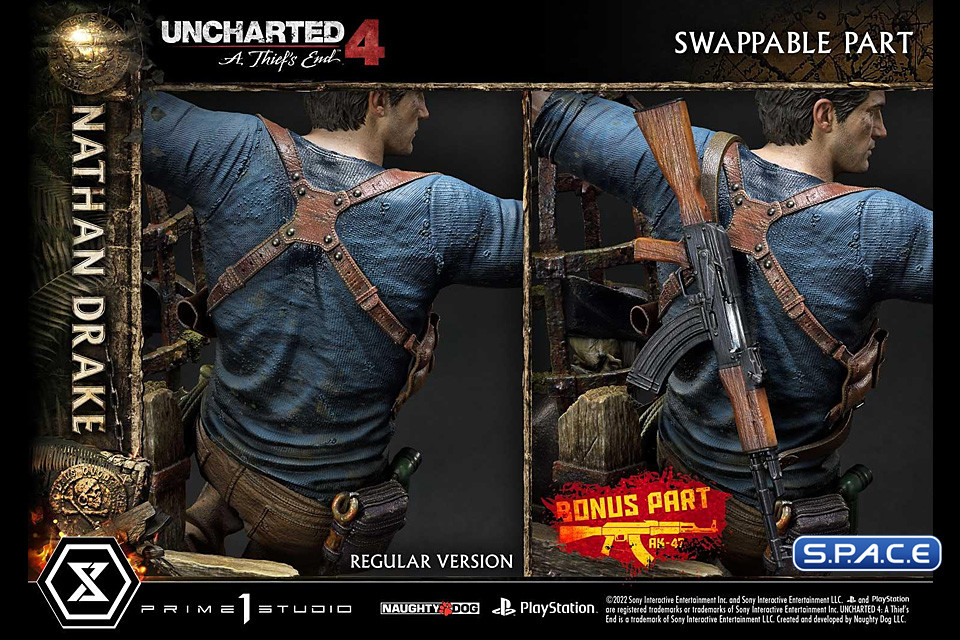 1/4 Scale Nathan Drake Deluxe Ultimate Premium Masterline Statue - Bonus Version (Uncharted 4: A Thiefs End)