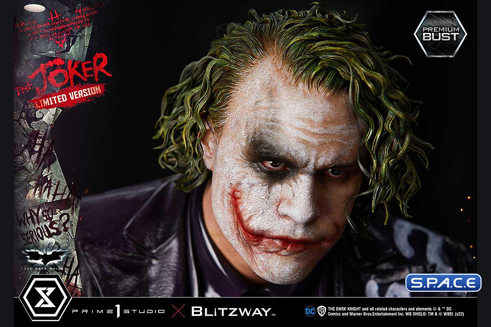 1/3 Scale The Joker Premium Bust - Limited Version (Batman - The Dark Knight)