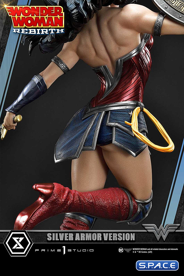 1/3 Scale Wonder Woman Rebirth Museum Masterline Statue - Silver Armor Version (DC Comics)