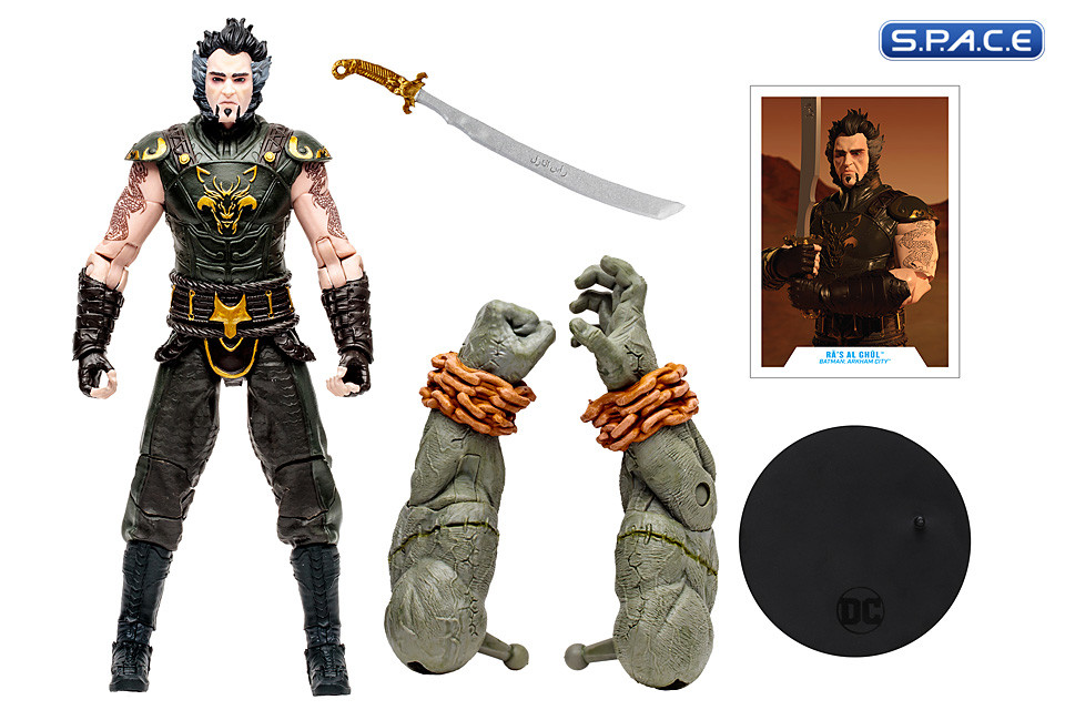 Ra's Al Ghul from Batman Arkham City BAF (DC Multiverse)