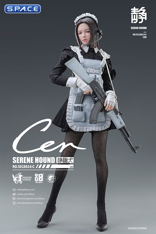 1/6 Scale Cerberus Maid Team Member Cer - Serene Hound