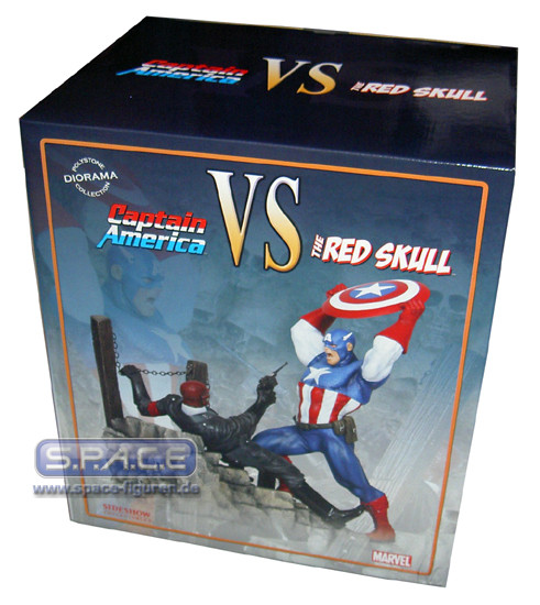 Captain America vs. Red Skull Diorama (Marvel)