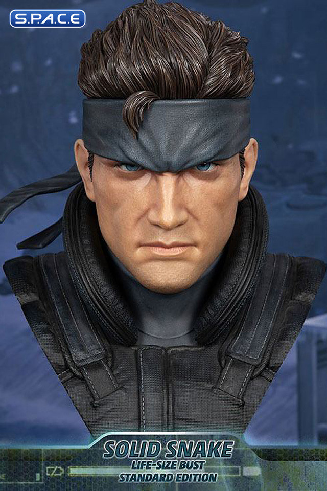 1:1 Solid Snake Life-Size Bust (Metal Gear)
