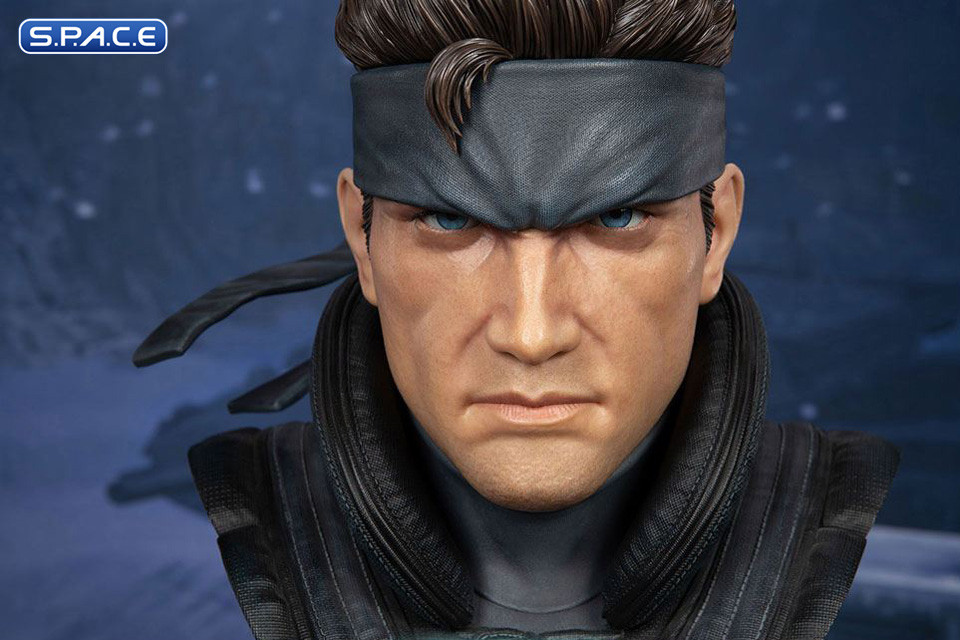 1:1 Solid Snake Life-Size Bust (Metal Gear)