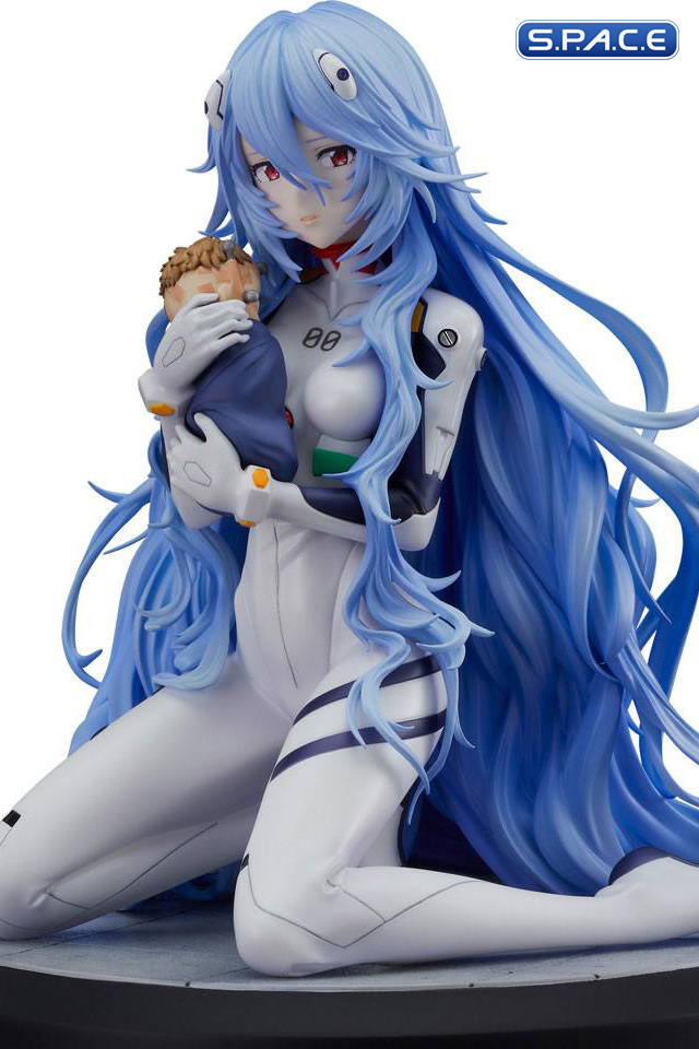 1/7 Scale Rei Ayanami PVC Statue - Long Hair Version (Rebuild of Evangelion)
