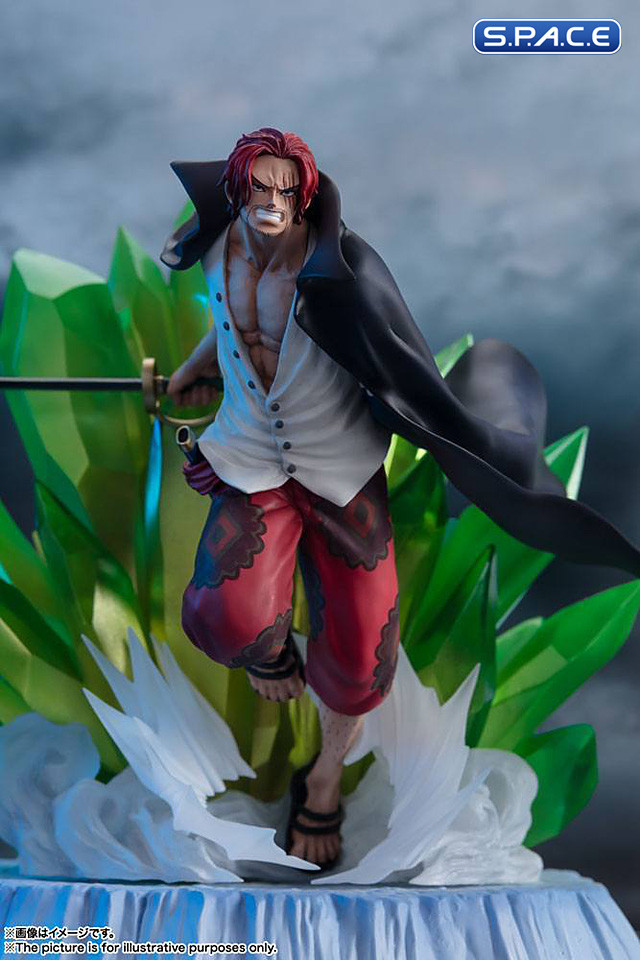 FiguartsZero Extra Battle Shanks and Uta PVC Statue (One Piece Film: Red)
