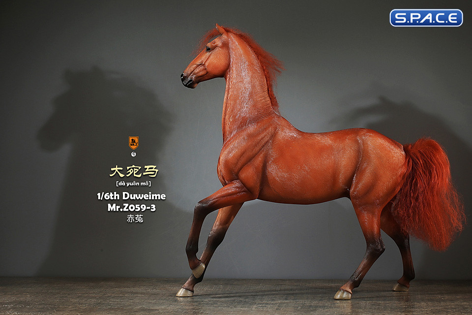 1/6 Scale Duweime Horse (red)