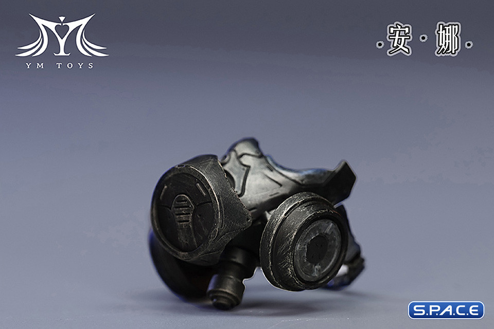 1/6 Scale Anna The Border Hunter Head Sculpt with gas mask