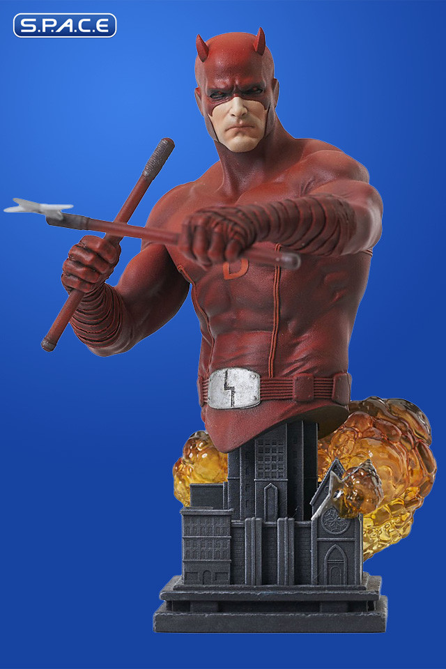 Marvel Daredevilr mini buste en résine - rétro d'occasion - Bowen