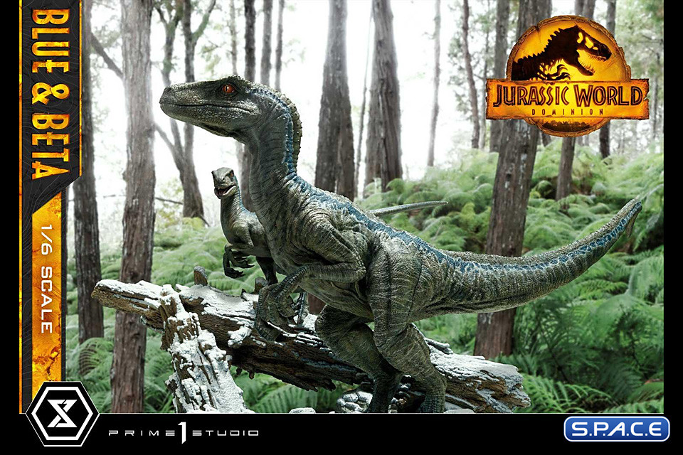 1/6 Scale Blue & Beta Legacy Museum Collection Statue - Bonus Version (Jurassic World: Dominion)