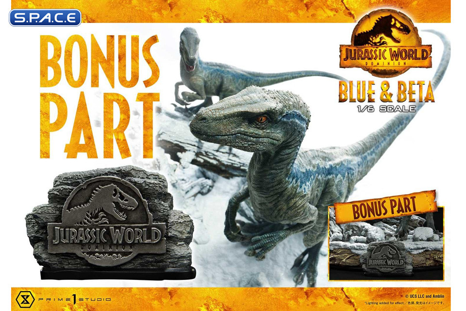 1/6 Scale Blue & Beta Legacy Museum Collection Statue - Bonus Version (Jurassic World: Dominion)