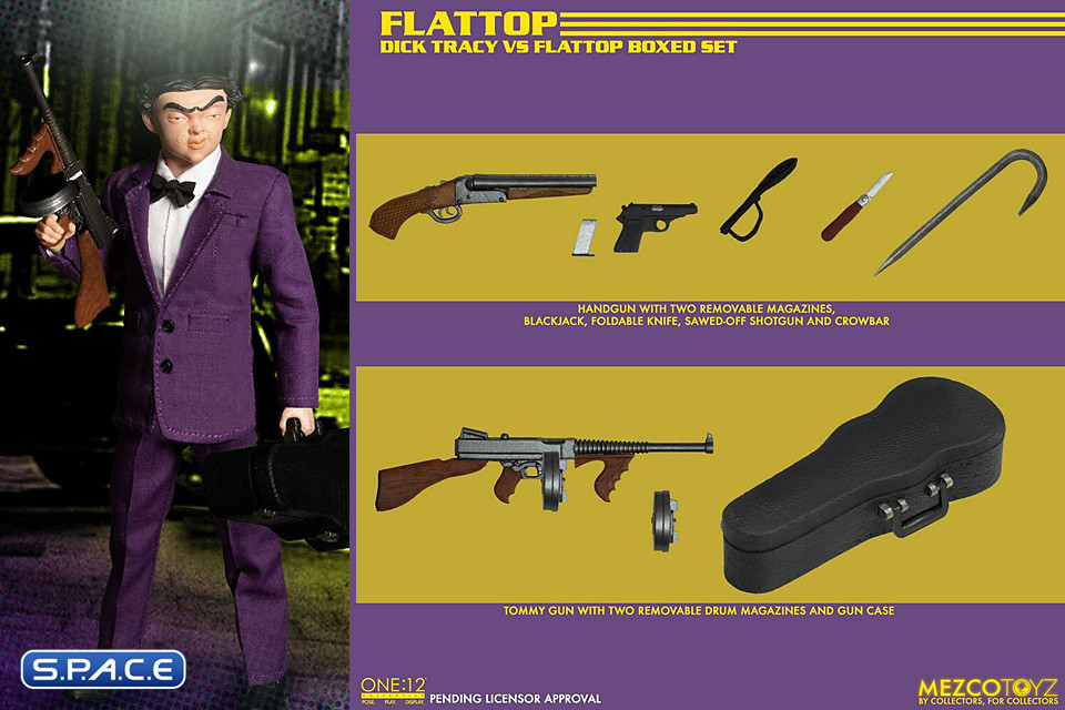 1/12 Scale Dick Tracy vs. Flattop One:12 Collective Box Set (Dick Tracy)
