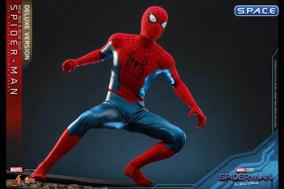 1/6 Scale Spider-Man New Red and Blue Suit Deluxe Version Movie Masterpiece MMS680 (Spider-Man: No Way Home)