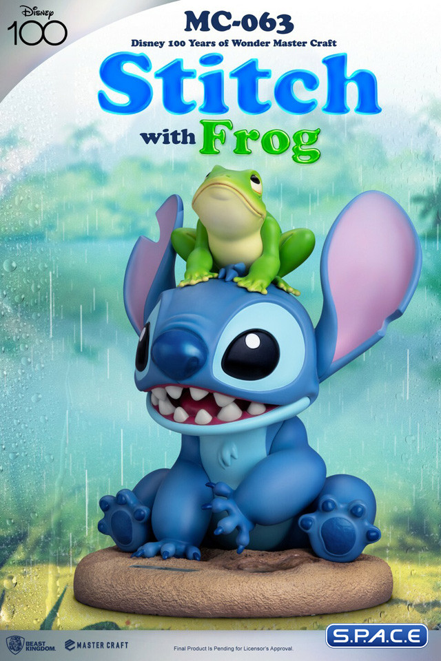 Stitch with Frog Master Craft Statue (Disney)